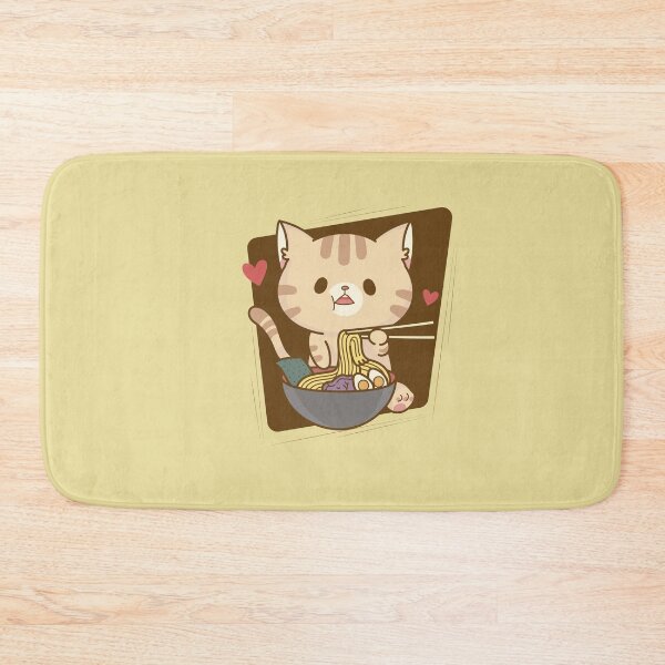 Item preview, Kawaii Neko Ramen Cute Ramen Cat designed and sold by MyStyleStore4.