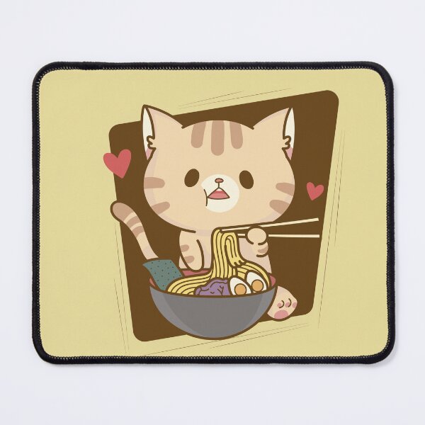 Item preview, Kawaii Neko Ramen Cute Ramen Cat designed and sold by MyStyleStore4.