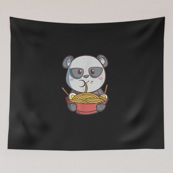 Artikelvorschau, Ramen-Nudel-Panda-T-Shirt Niedliches Kawaii Ani entworfen und verkauft von asprisctolenj.