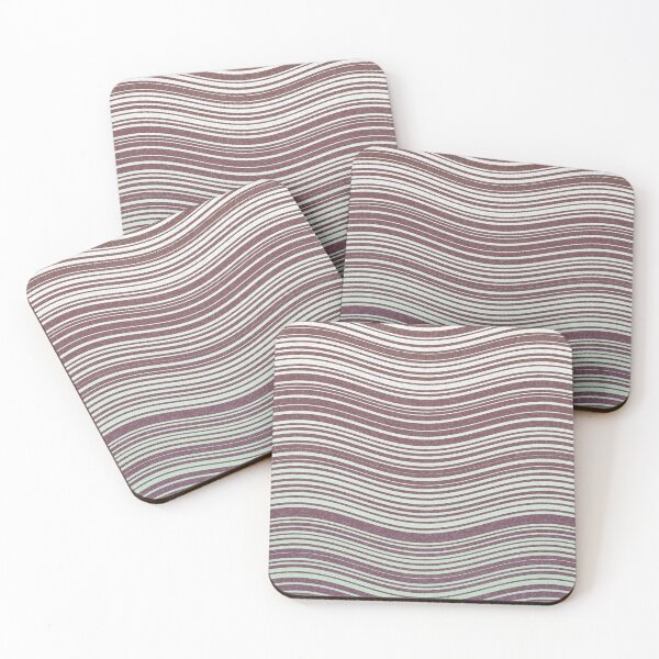 Item preview, brown waves pattern designed and sold by MinEkkoArt.