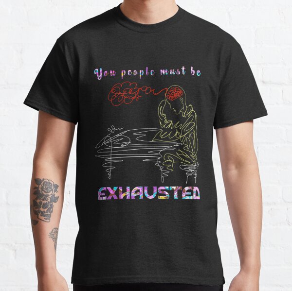 Exhausted Power Worker Classic T-Shirt