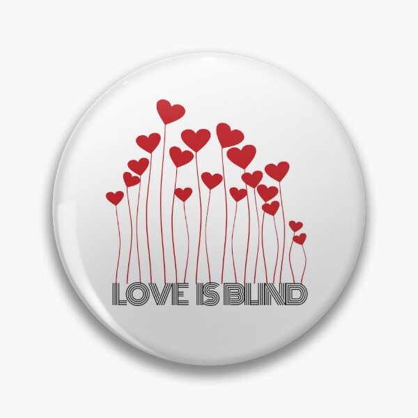 Item preview, Love is blind - Cute Heart Design designed and sold by DesignsbyMona.