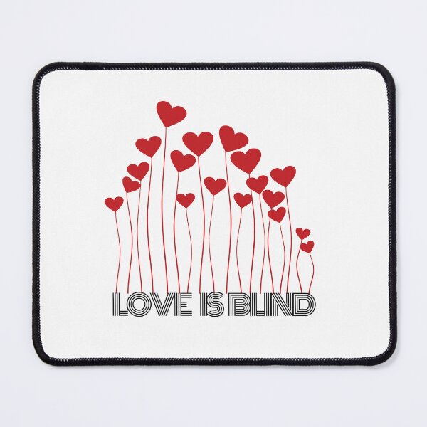 Item preview, Love is blind - Cute Heart Design designed and sold by DesignsbyMona.