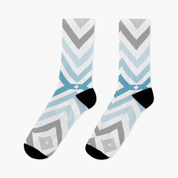 Item preview, Blue and Gray Zigzag Stripes  designed and sold by designlee.