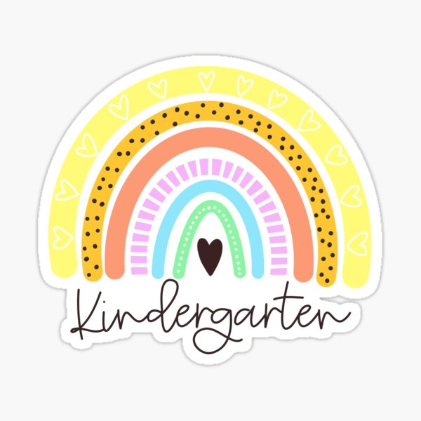 Item preview, Kindergarten Bright Rainbow designed and sold by haleyeahdesign.