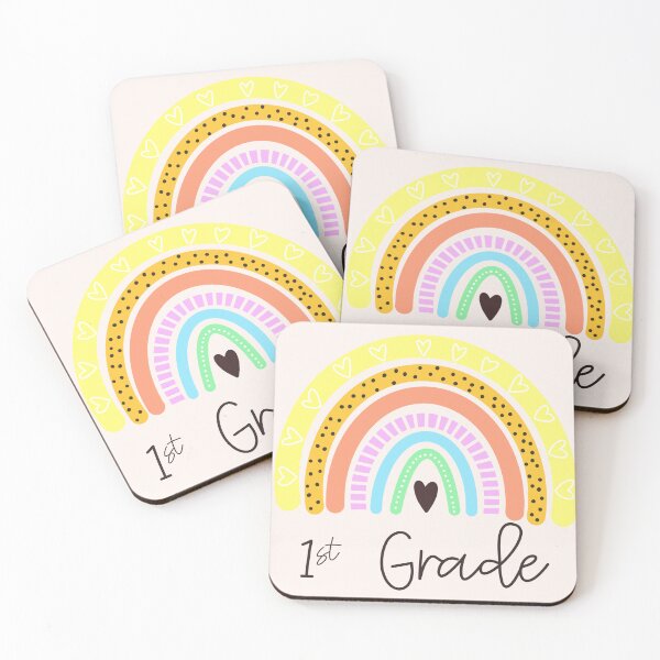 Item preview, First Grade Bright Rainbow designed and sold by haleyeahdesign.