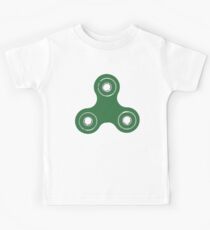 Grüne Zappeln Spinner | Videospiel Kinder T-Shirt