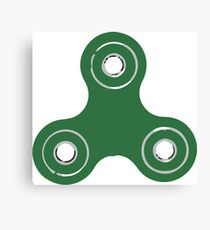 Green Fidget Spinner | Video Game Canvas Print