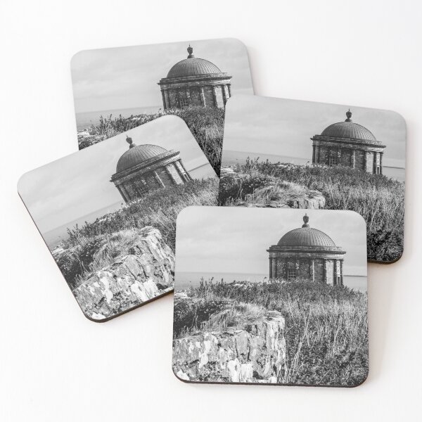 Item preview, Mussenden Temple Castlerock in Black and White designed and sold by articlave.