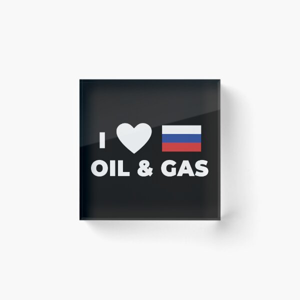 Item preview, I LOVE RUSSIAN OIL AND GAS designed and sold by Mclickster.