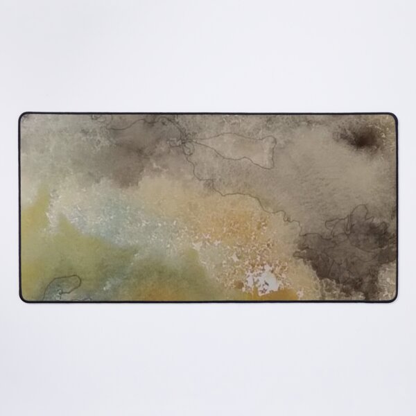 Item preview, Yellowstone Hydrothermal Pool #8 center closeup watercolor and ink painting designed and sold by ChillonLeachArt.