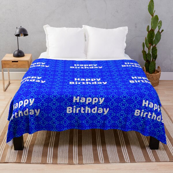 Item preview, Happy Birthday (blue) designed and sold by Amanda1775.