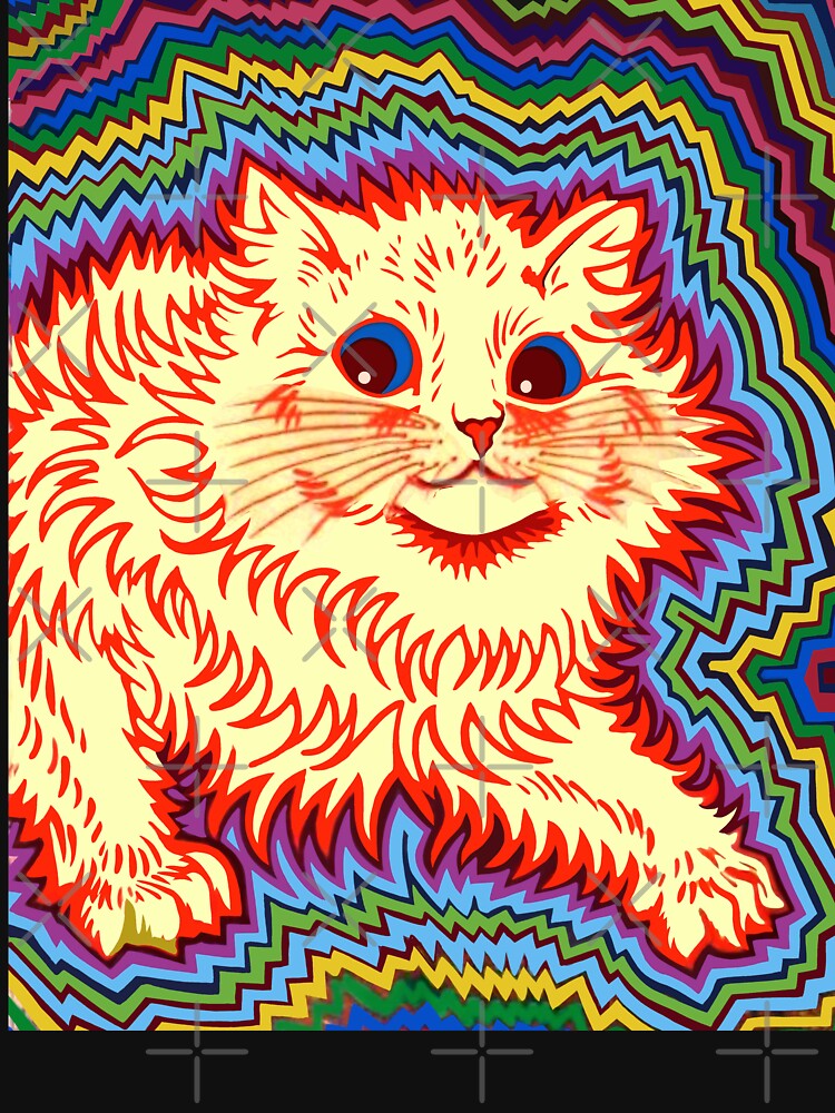 Kaleidoscope Cats III, Animals Framed Art Print Wall Art by Louis Wain Sold  by Art.Com 