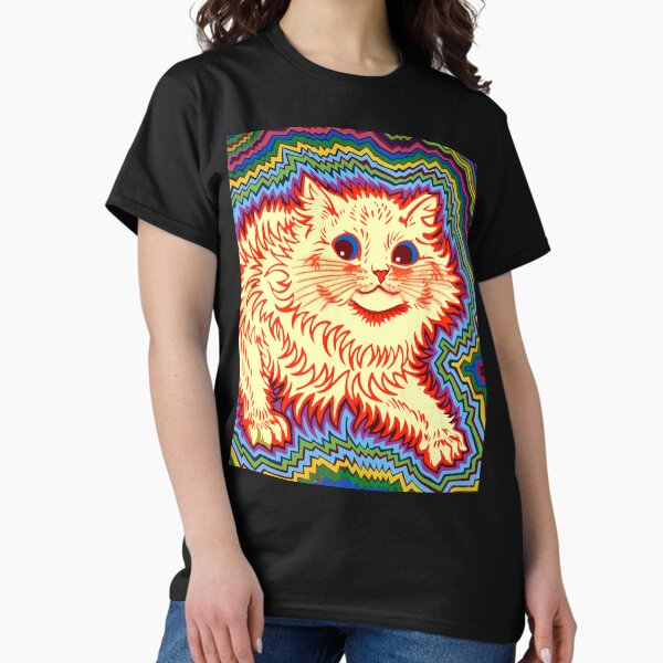 Item preview, KALEIDOSCOPE KITT, Louis Wain Psychedelic Cat Art, Electric Cat, Psychedelic Cat, Eccentric Cats of Louis Wain Art Prints, Abstract Art Cat designed and sold by madeulaugh.