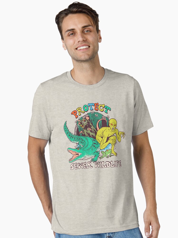 Thumbnail 1 of 7, Essential T-Shirt, Protect Sewer Wildlife designed and sold by wytrab8.