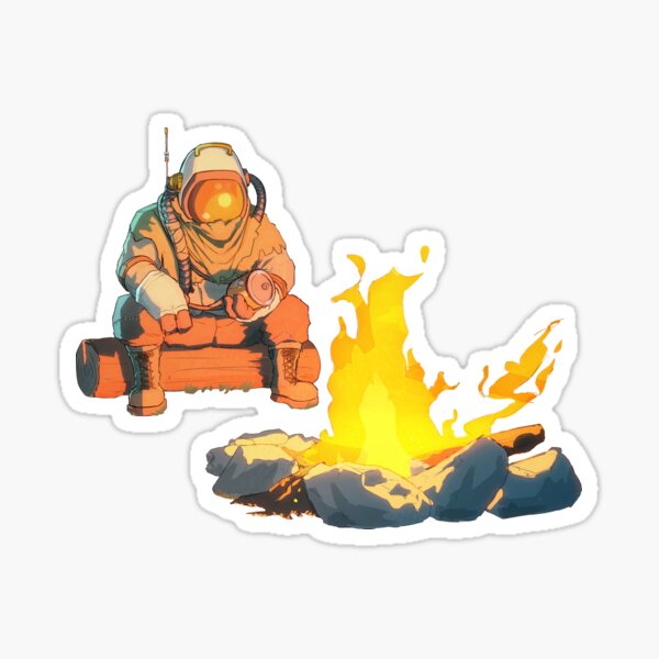 Item preview, Outer Wilds Hatchling Campfire designed and sold by Tundra9.