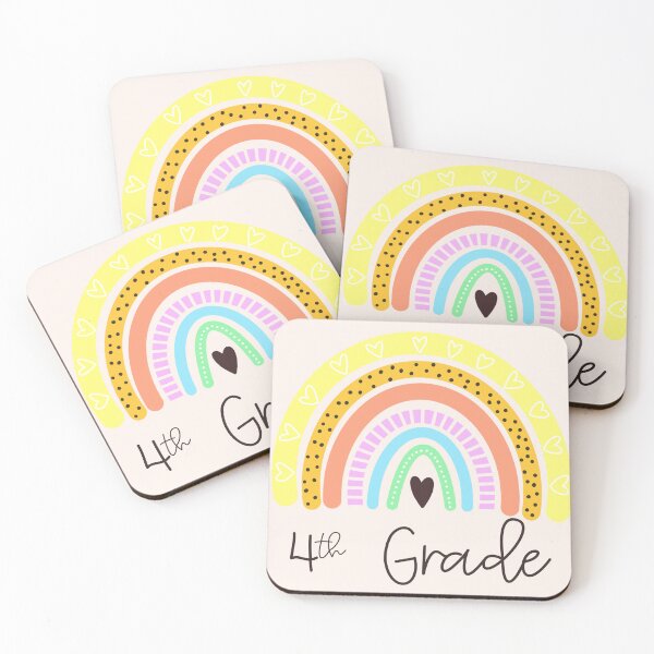 Item preview, Fourth Grade Bright Rainbow designed and sold by haleyeahdesign.