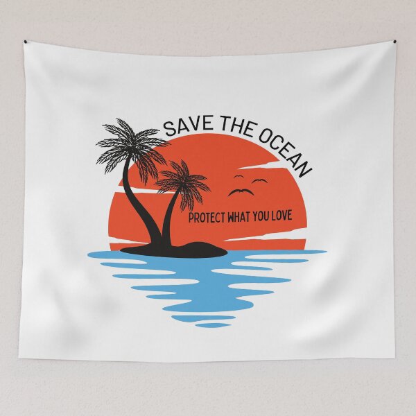 Item preview, Save the ocean protect what you love designed and sold by huape.