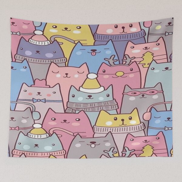 Item preview, cat birthday party designed and sold by Teixeira224.