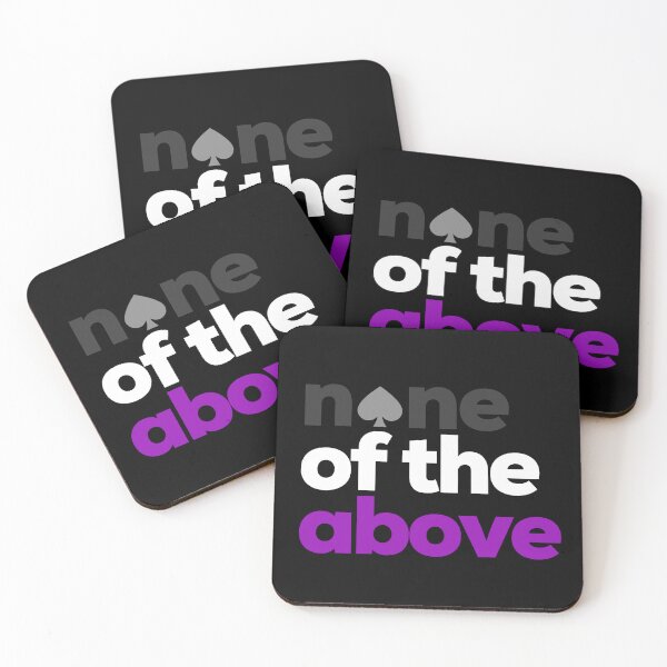 Item preview, None of the Above Ace. Asexual Pride designed and sold by Subtle Pride Shop.