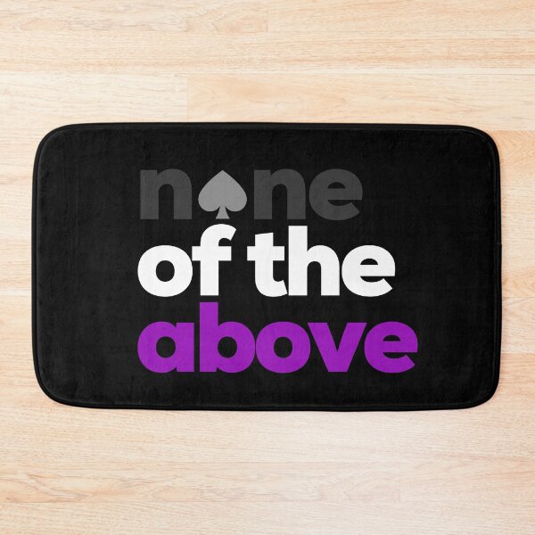 Item preview, None of the Above Ace. Asexual Pride designed and sold by Subtle Pride Shop.