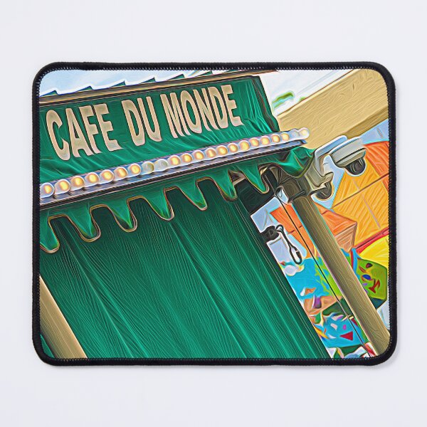 Item preview, Cafe Du Monde and Mural - New Orleans designed and sold by Debra Martz.