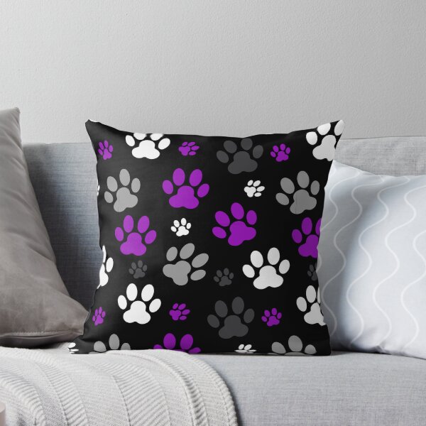 Item preview, Dog Paw Prints Ace. Asexual Pride designed and sold by Subtle Pride Shop.