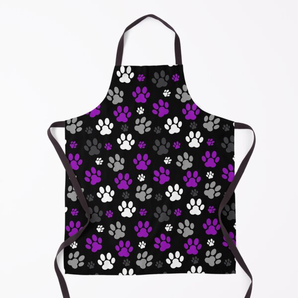 Item preview, Dog Paw Prints Ace. Asexual Pride designed and sold by Subtle Pride Shop.
