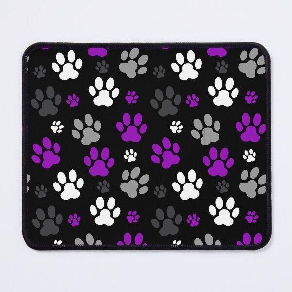 Item preview, Dog Paw Prints Ace. Asexual Pride designed and sold by Subtle Pride Shop.