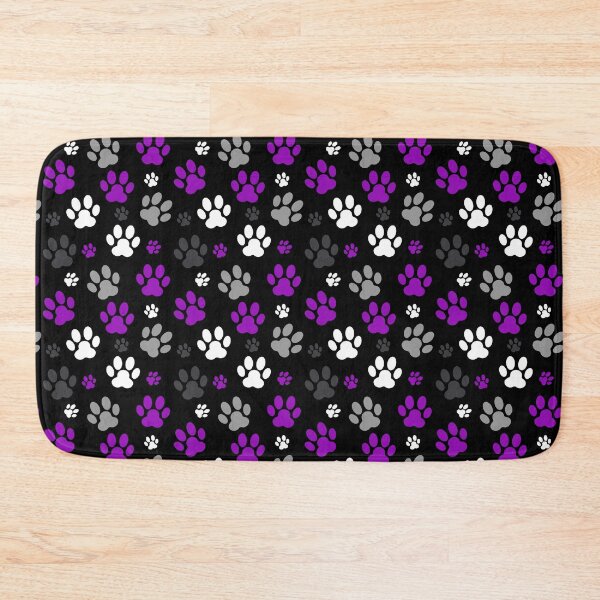 Item preview, Dog Paw Prints Ace. Asexual Pride designed and sold by Subtle Pride Shop.
