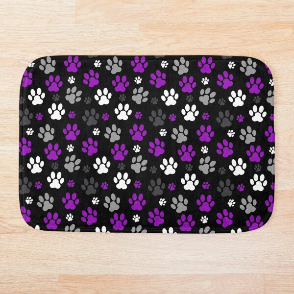 Item preview, Dog Paw Prints Ace. Asexual Pride designed and sold by Subtle Pride Shop.