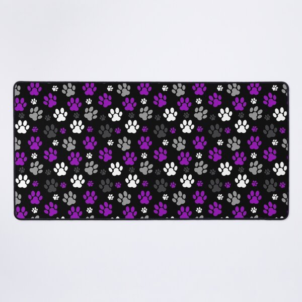 Item preview, Dog Paw Prints Ace. Asexual Pride designed and sold by Subtle Pride Shop.