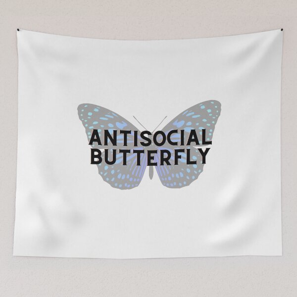 Item preview, antisocial butterfly designed and sold by soniaaseguin.