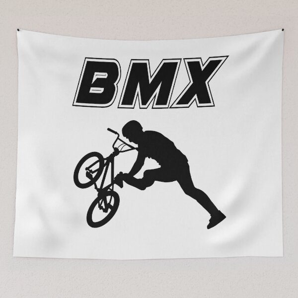 Item preview, bmx race bike cyclist rider trick freestyle design designed and sold by la-petite-folie.