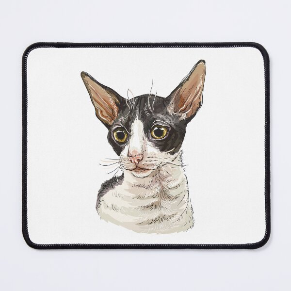 Item preview, Cornish Rex cat portrait designed and sold by Alinart16.