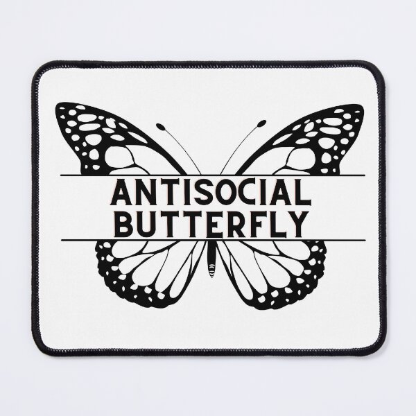 Item preview, antisocial butterfly designed and sold by soniaaseguin.