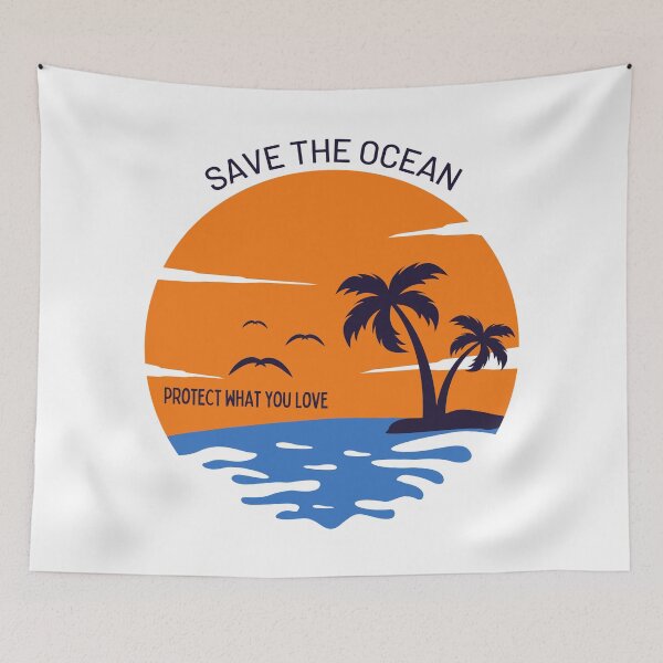 Item preview, Save the ocean protect what you love designed and sold by huape.
