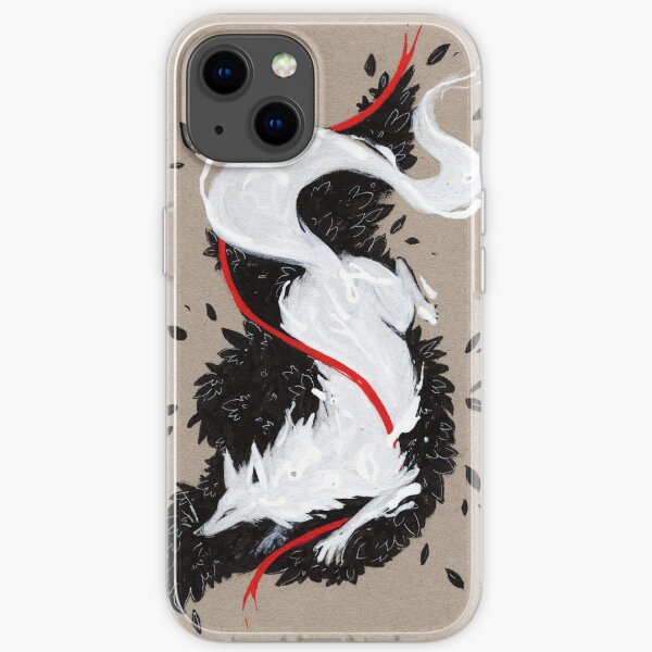 WHITE FOX RIBBONS iPhone Soft Case