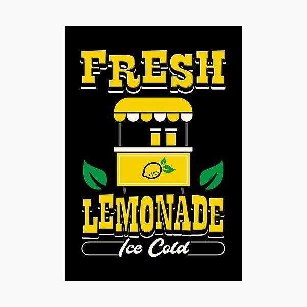 Item preview, Fresh Lemonade Market Stand Ice Cold designed and sold by Betsytiptoe.