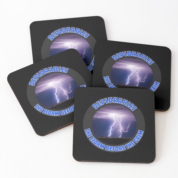Item preview, DEPLORABLES ---  THE STORM BEFORE THE CALM designed and sold by Rallywear.