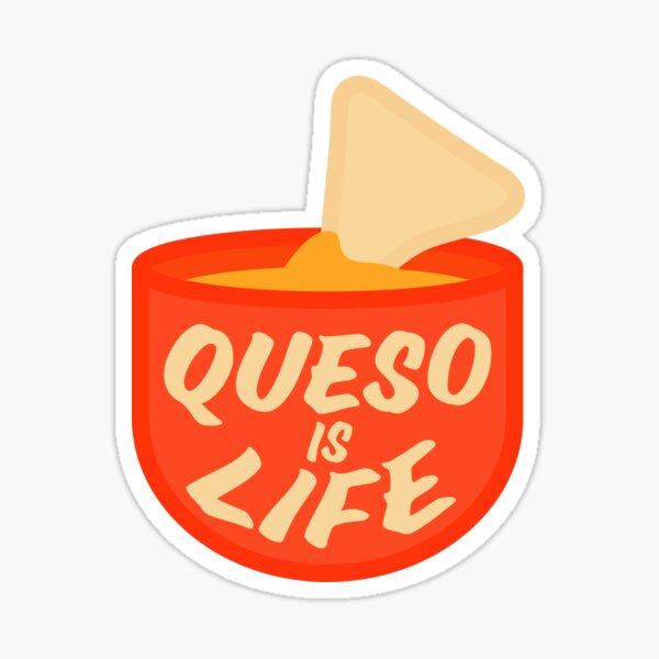 Vista previa del artículo con la obra «queso es vida», diseñado y vendido por IronicallyT.