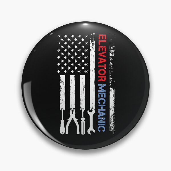 Item preview, Elevator Mechanic Cool American Flag Elevator Mechanic Lover designed and sold by SharpThreadZ.