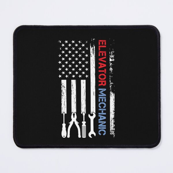 Item preview, Elevator Mechanic Cool American Flag Elevator Mechanic Lover designed and sold by SharpThreadZ.