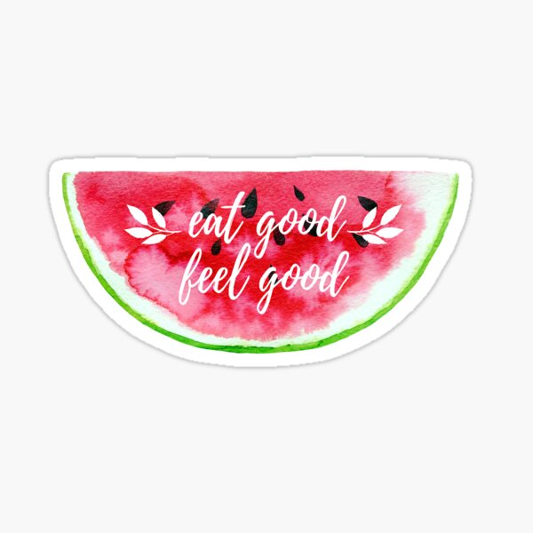 Eat good feel good Sticker