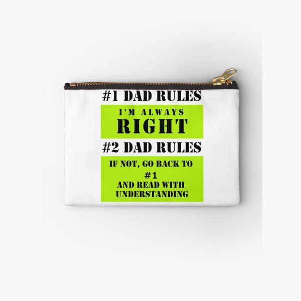 Item preview, Dad Is Always Right - Dad Rules designed and sold by K0tK0tu.