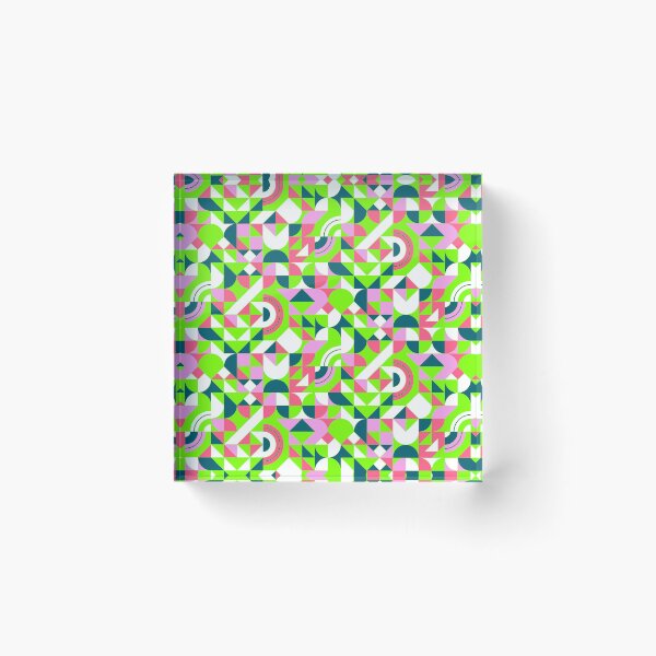 Item preview, geometric colorful patterns conceptual Art - Abstract Neo Geo graphic design designed and sold by Design Repo.