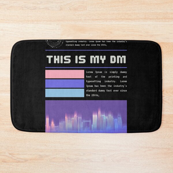 Item preview, This Is My DM Graphic Shirt designed and sold by WilkDesign.