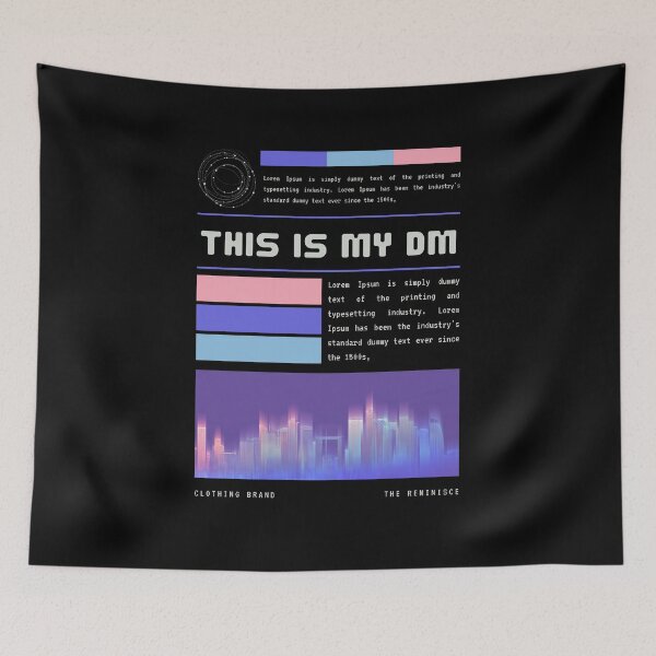 Item preview, This Is My DM Graphic Shirt designed and sold by WilkDesign.