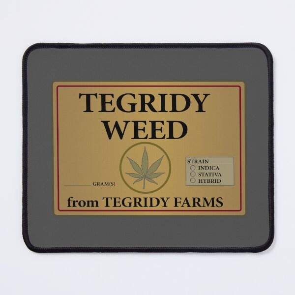 Item preview, Tegridy Weed From Tegridy Farms designed and sold by FanaToonic.