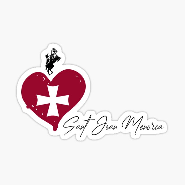Logo I love Sant Joan Menorca Sticker
